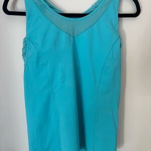 lululemon athletica Blue Tank Top with Sleeveless Design and Relaxed Fit
